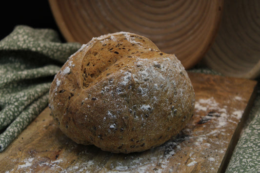 Weizen- Leinsamenbrot Sauerteig