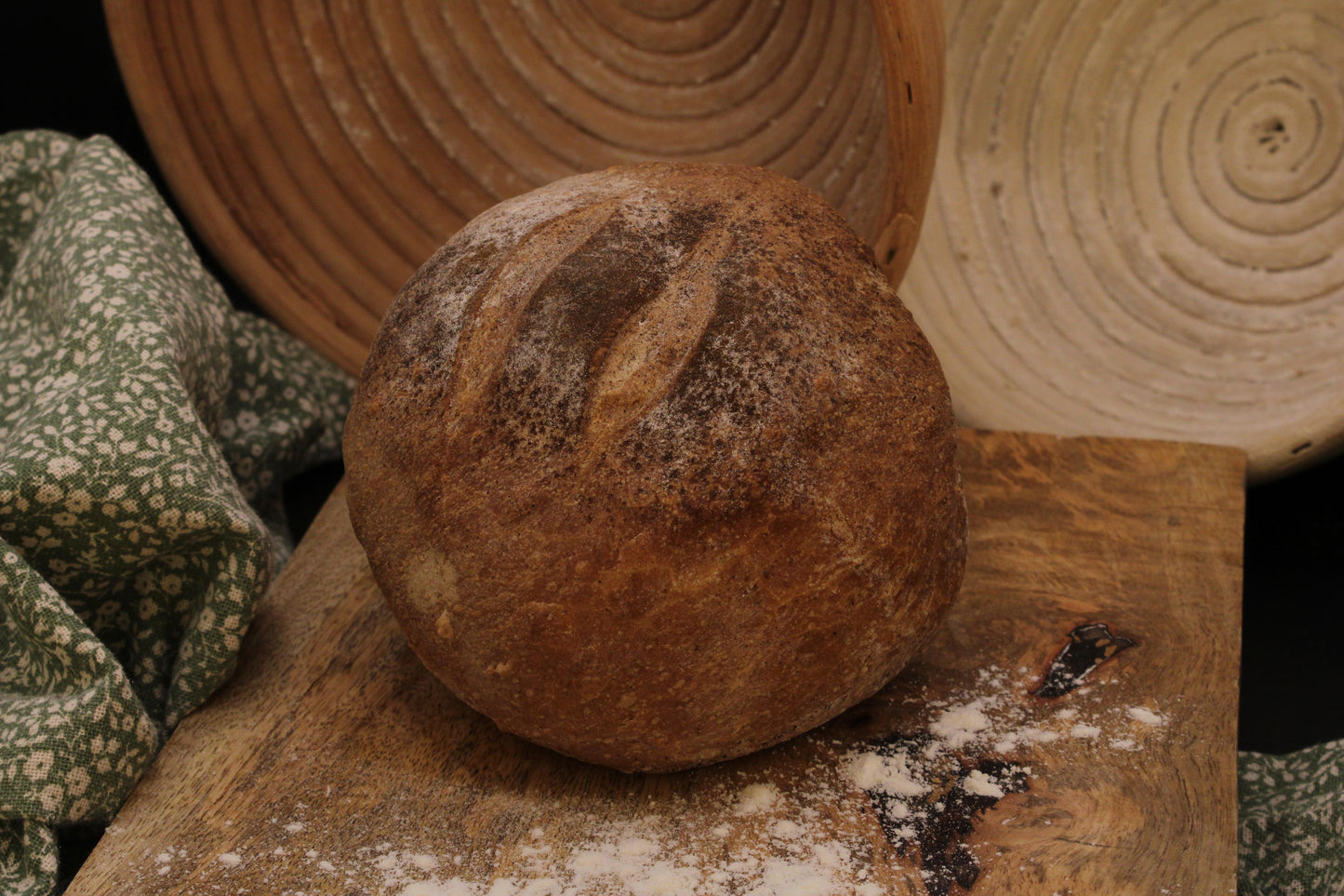 Dinkelbrot Dunkel Sauerteig